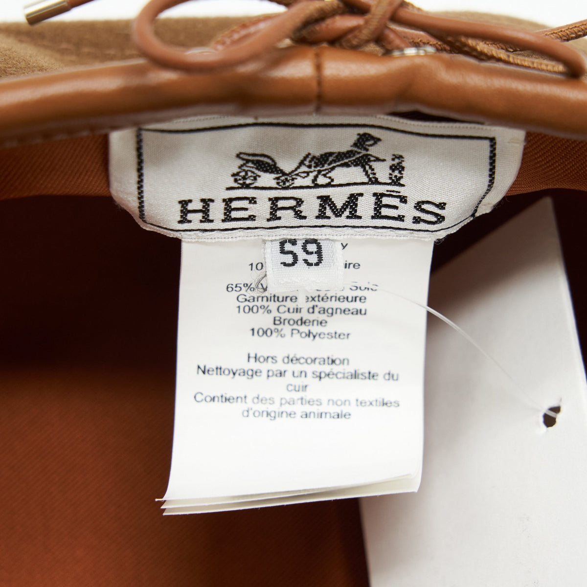 hermes-size-59-beret-hat-honore-charm-brown