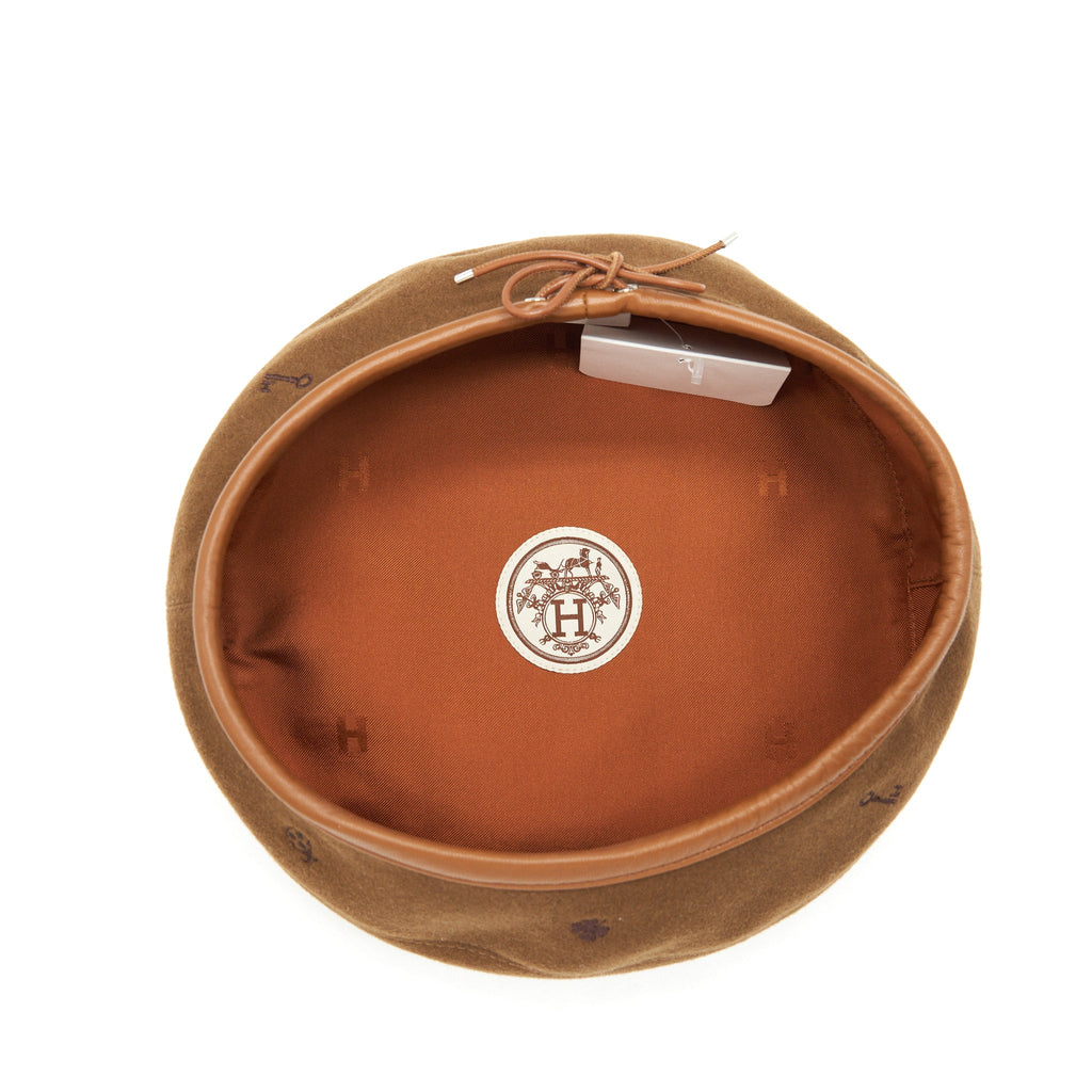 hermes-size-59-beret-hat-honore-charm-brown