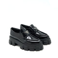 prada-size-37-monolith-brushed-leather-pointed-loafers-black