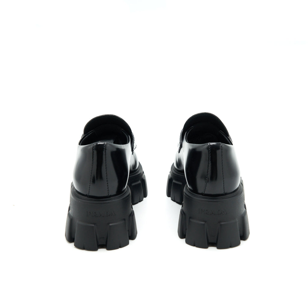 prada-size-37-monolith-brushed-leather-pointed-loafers-black