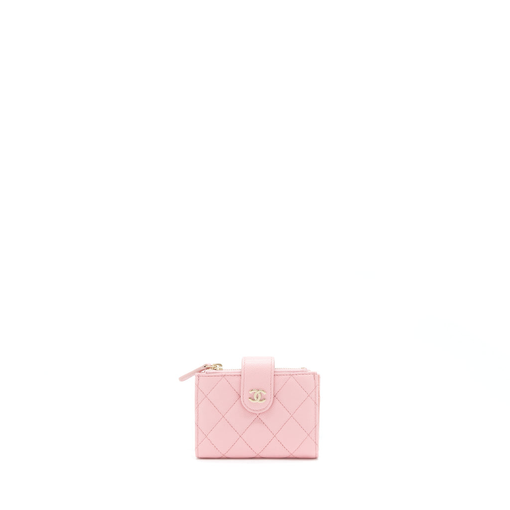 chanel-double-zip-card-holder-caviar-pink-lghw