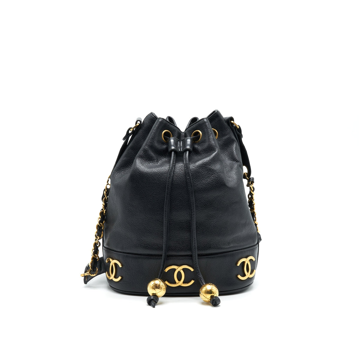 chanel-vintage-cc-logo-pearl-crush-caviar-bucket-bag-black