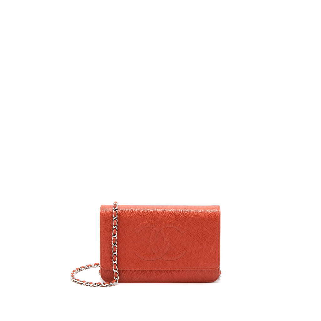 chanel-wallet-on-chain-caviar-orange-red-shw