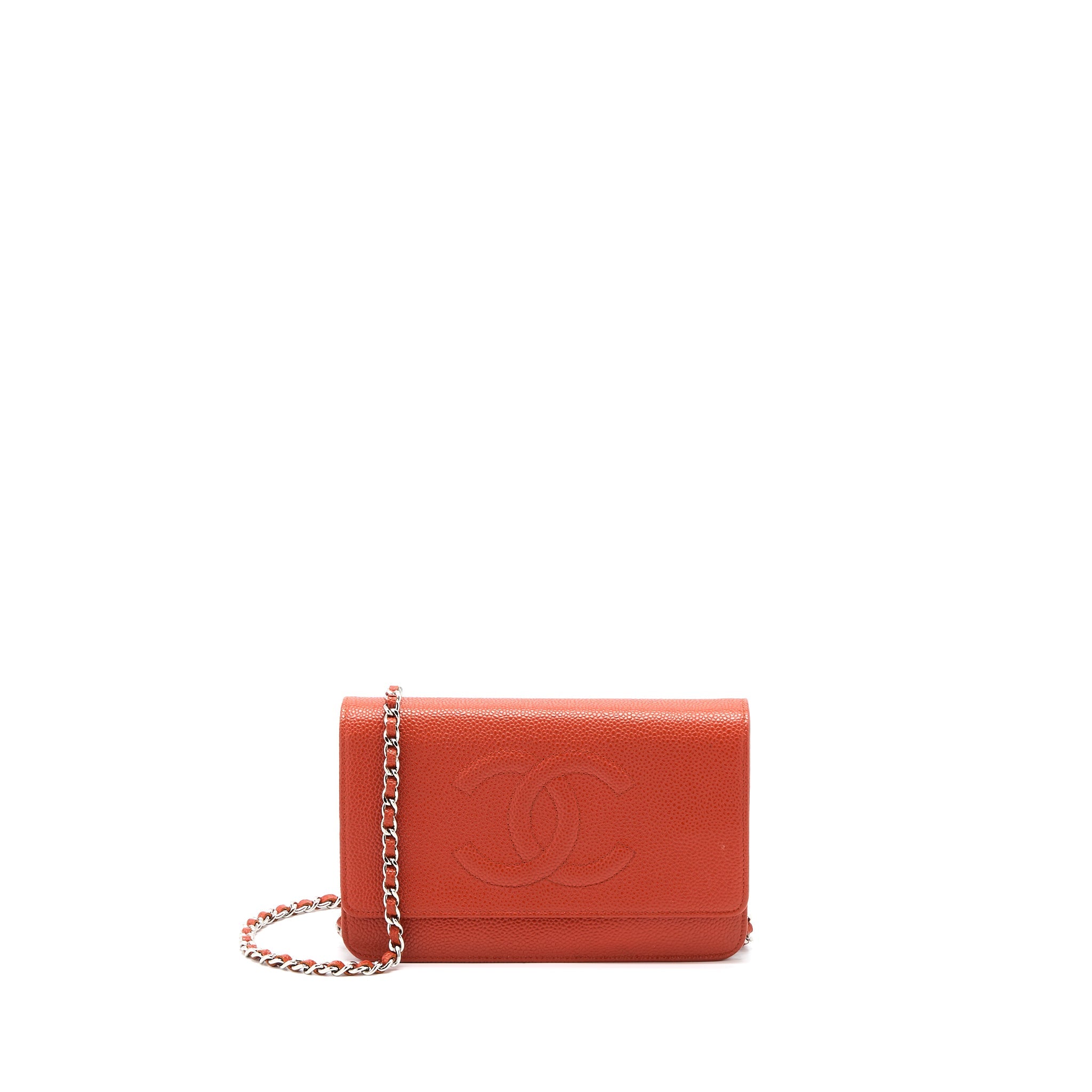chanel-wallet-on-chain-caviar-orange-red-shw