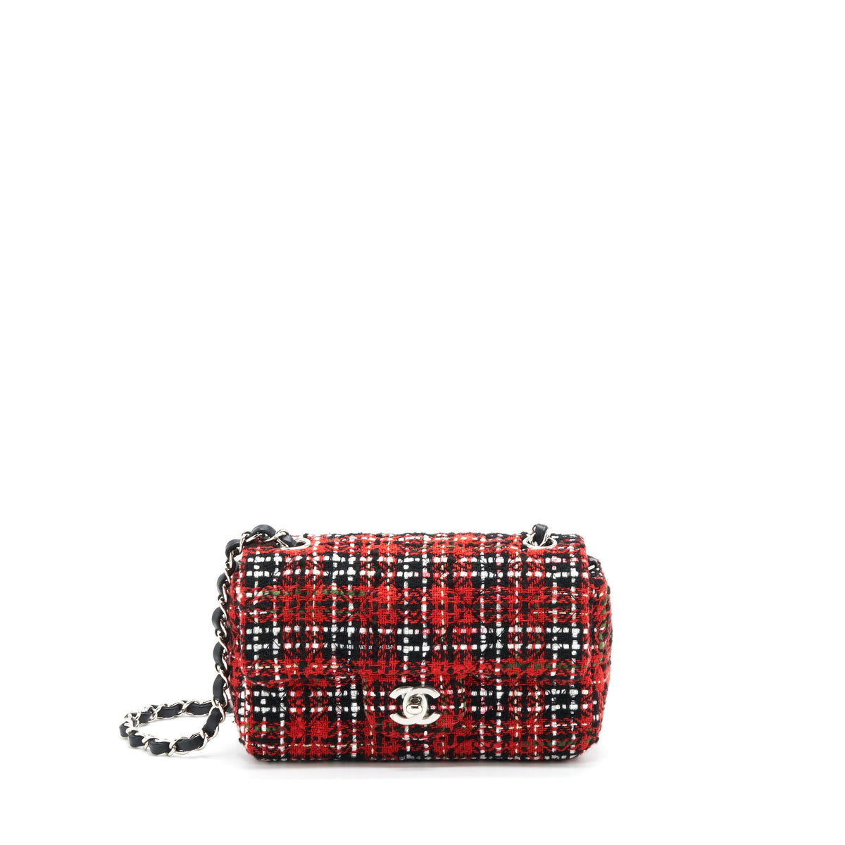 chanel-mini-rectangular-flap-bag-tweed-red-black-shw