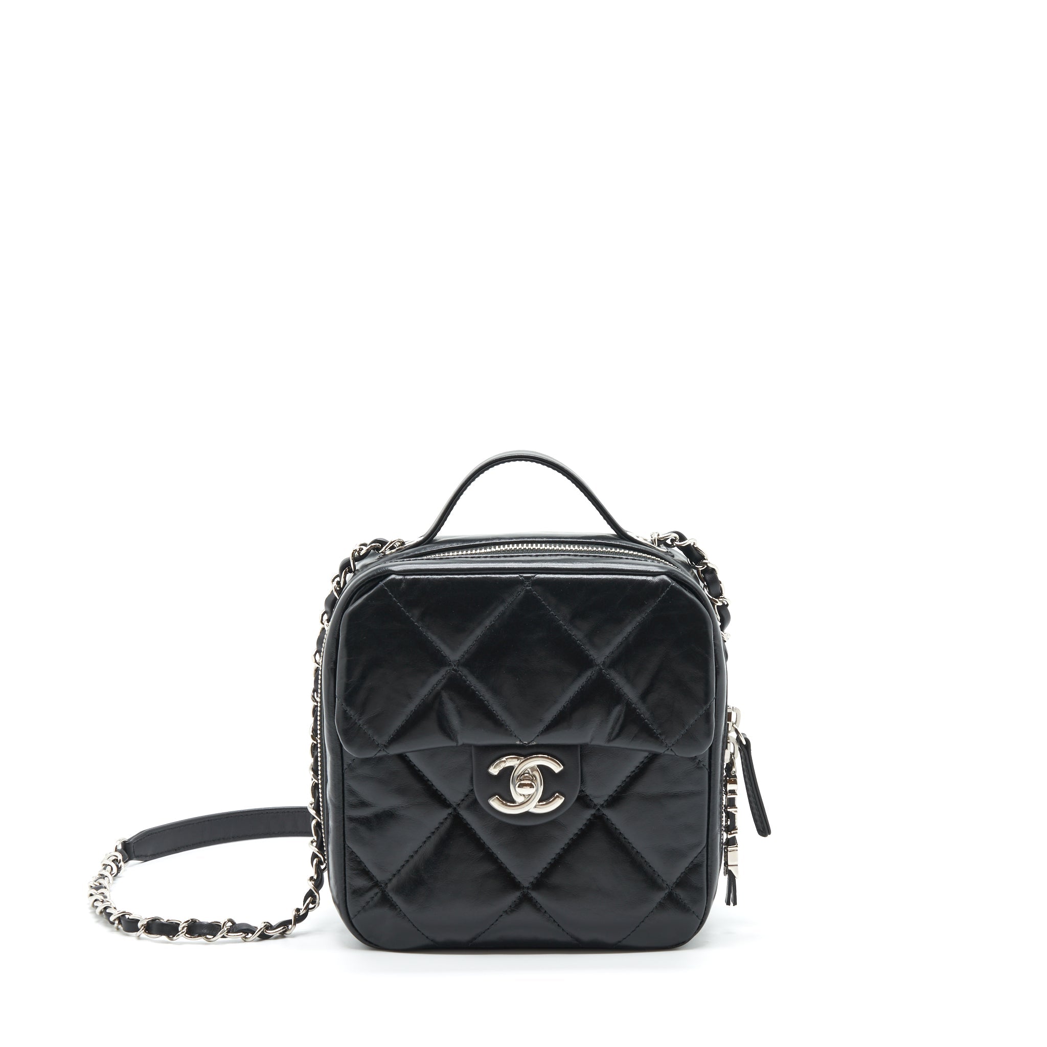 chanel-quilted-vertical-top-handle-bag-calfskin-black-shw