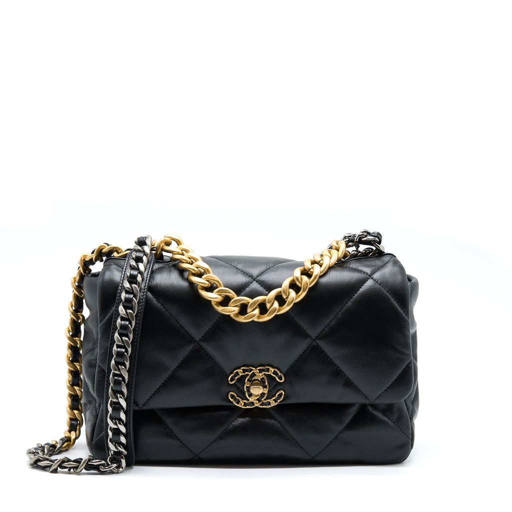 chanel-medium-19-bag-goatskin-black-with-multicolour-hardware