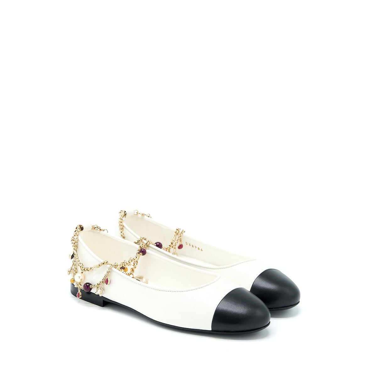 chanel-size-36-ballerina-shoes-with-charm-chain
