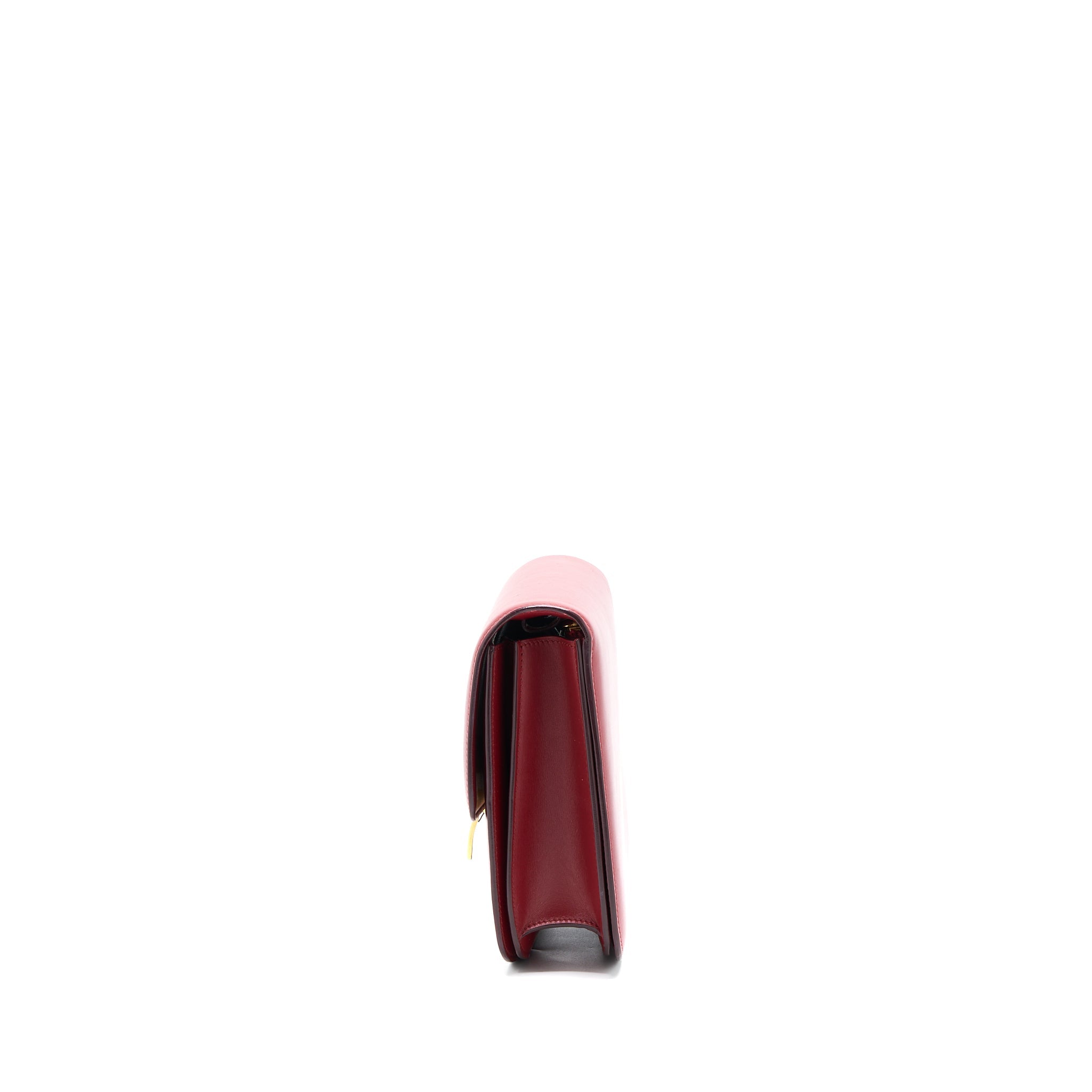celine-medium-classic-box-calfskin-red-ghw-1