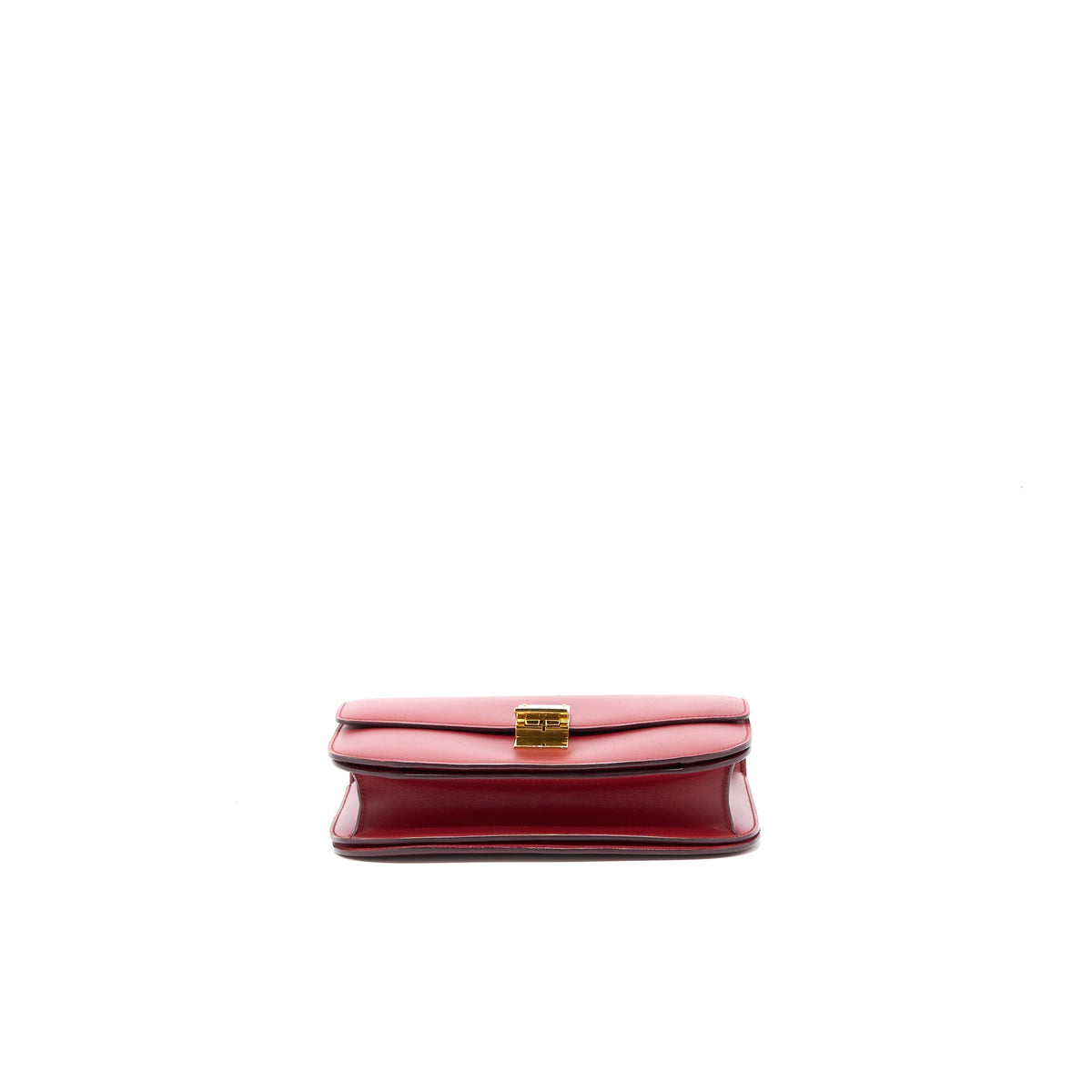 celine-medium-classic-box-calfskin-red-ghw-1