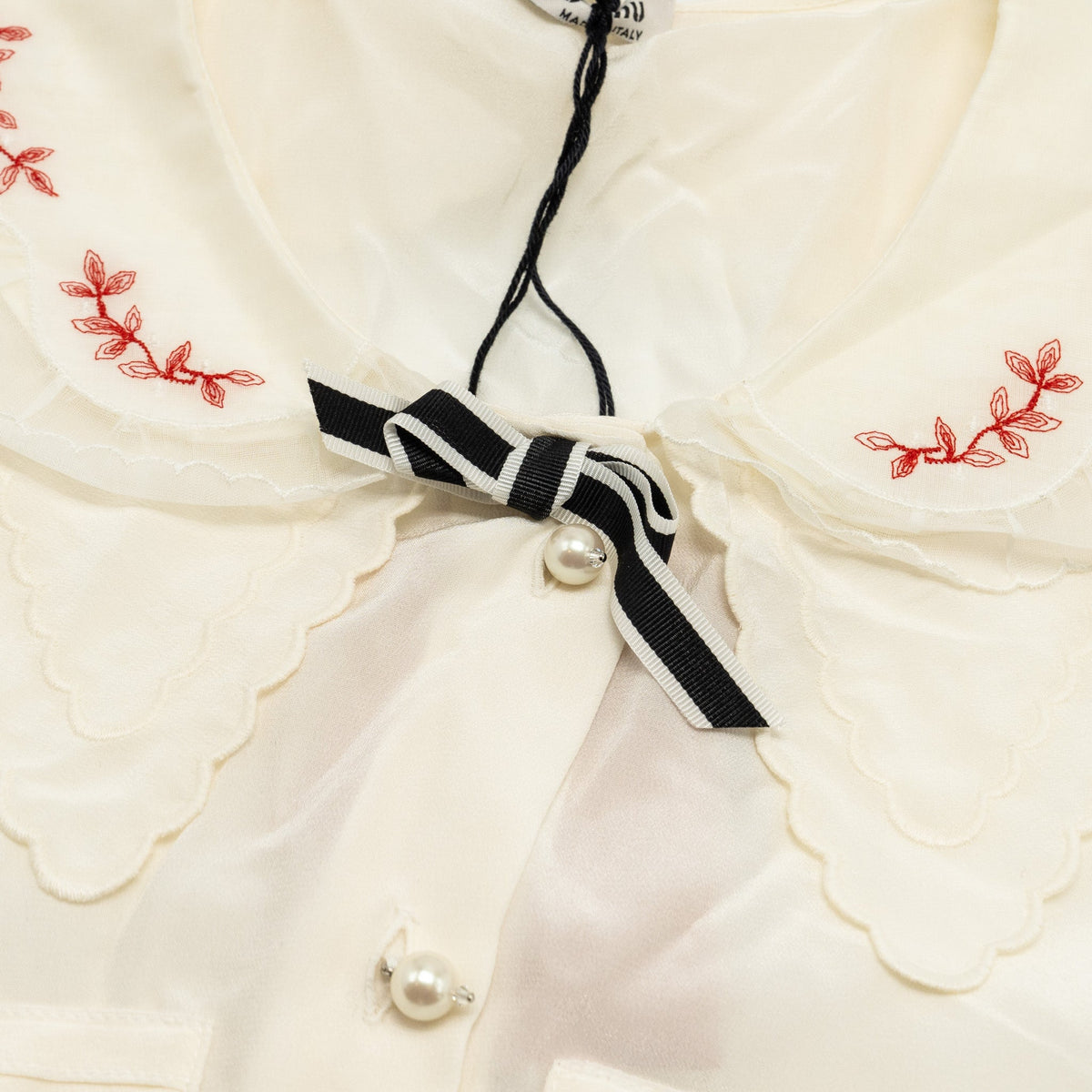 miu-miu-size-36-blouse-shirt-with-pearl-silk-cotton-white