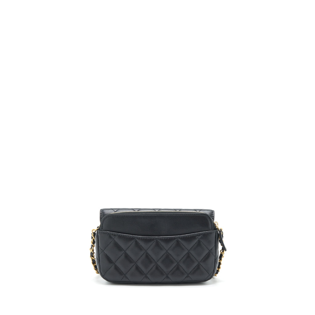 chanel-limited-charm-double-layer-mini-chain-bag-lambskin-black-ghw