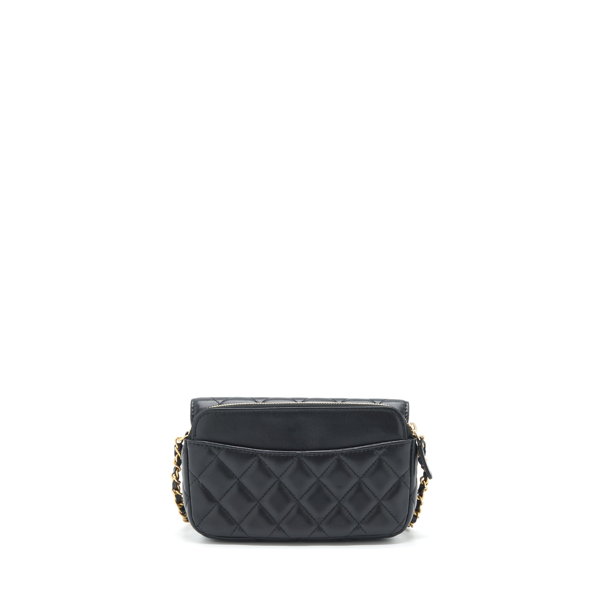 chanel-limited-charm-double-layer-mini-chain-bag-lambskin-black-ghw