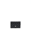 chanel-flap-wallet-caviar-black-shw