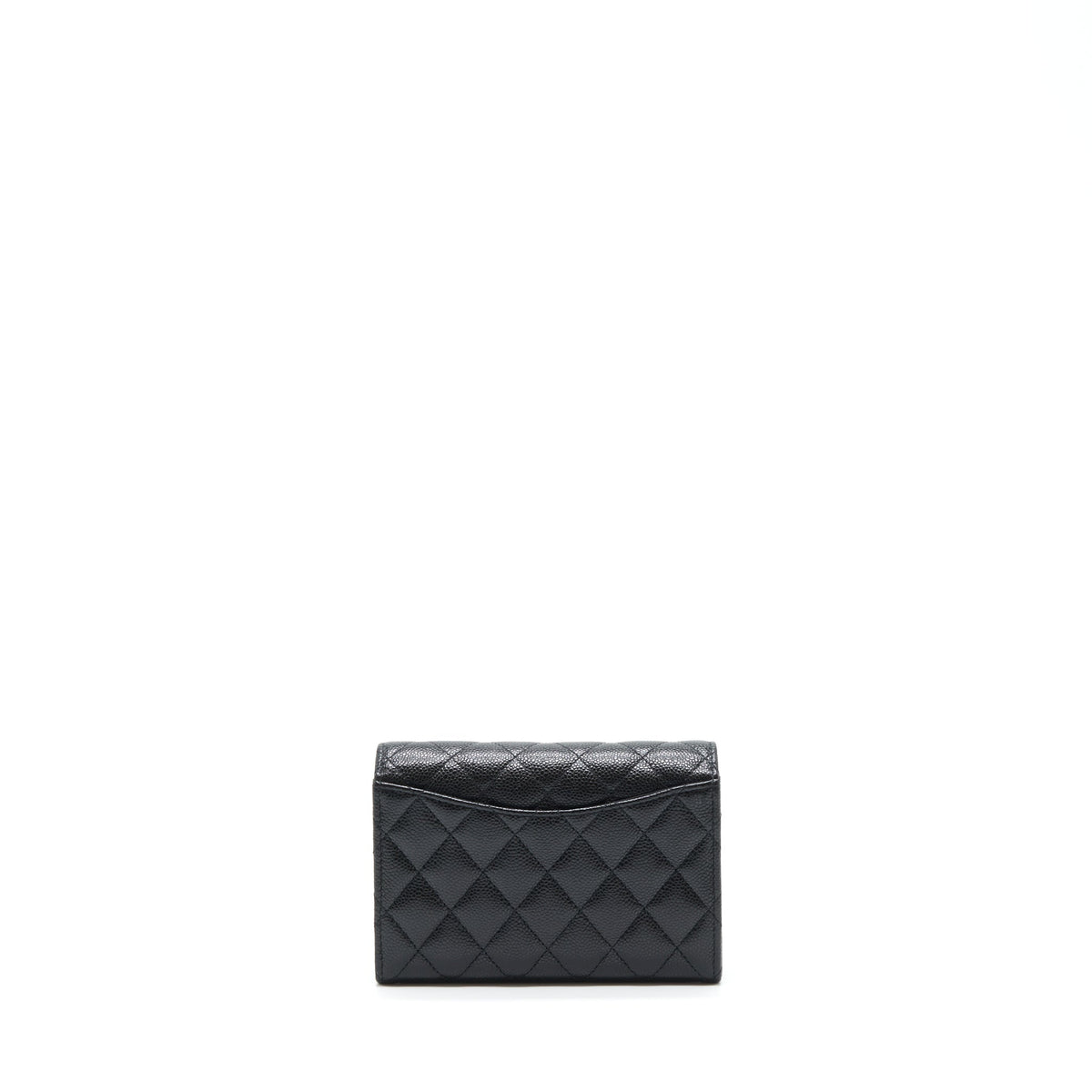 chanel-flap-wallet-caviar-black-shw