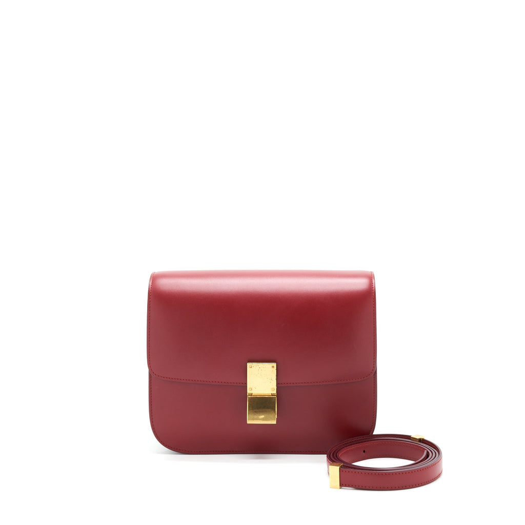 celine-medium-classic-box-bag-red-ghw-1