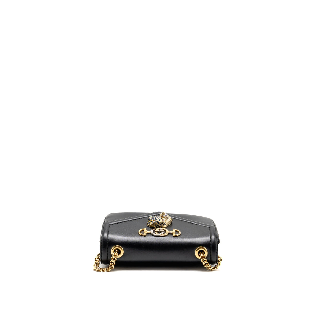 gucci-rajah-shoulder-bag-calfskin-black-ghw