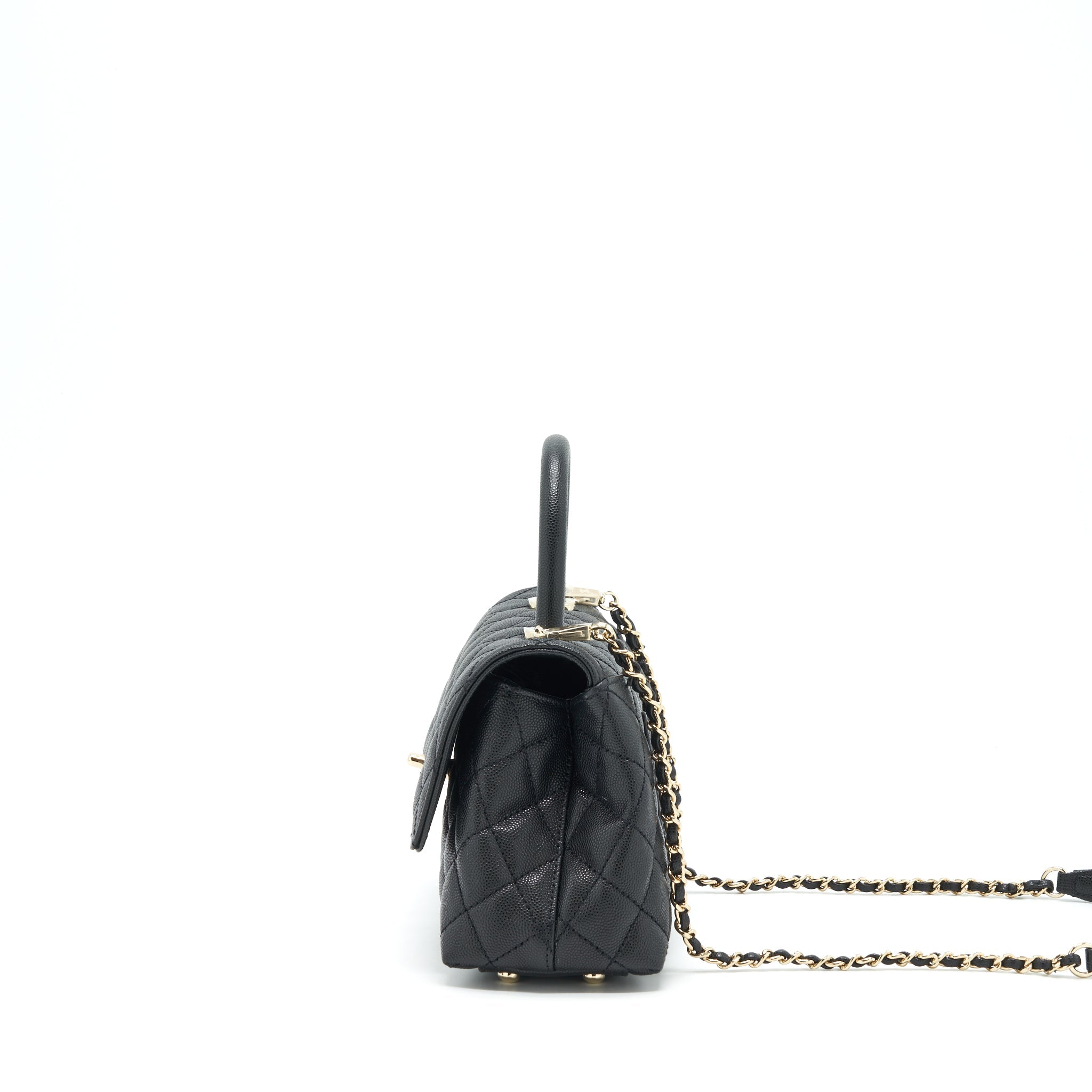 chanel-22p-small-coco-handle-caviar-black-lghw-microchip