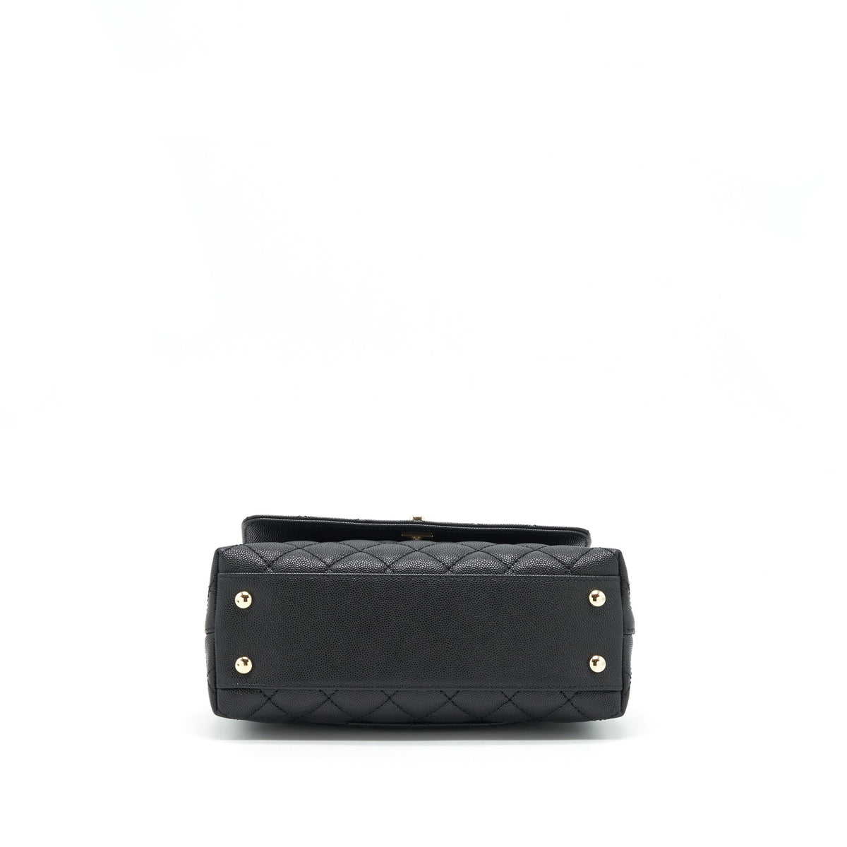 chanel-22p-small-coco-handle-caviar-black-lghw-microchip