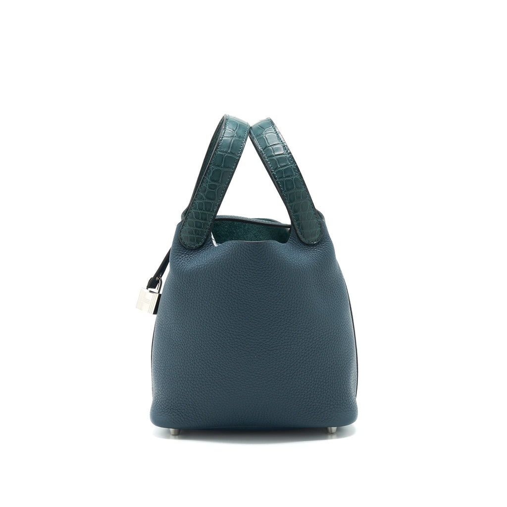 hermes-picotin-18-touch-bag-with-alligator-handle-vert-cypres-shw-stamp-z