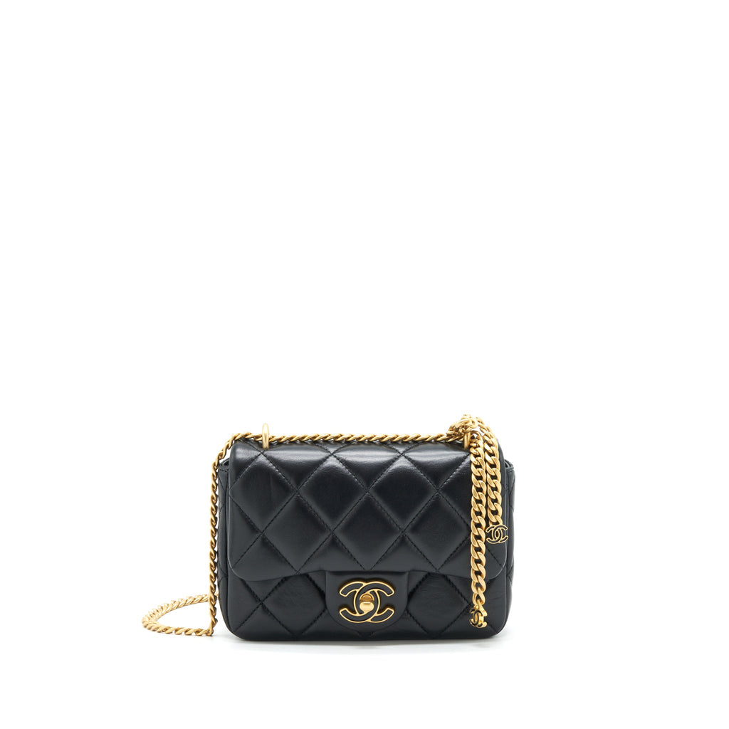 chanel-22p-mini-square-flap-bag-lambskin-black-gold-black-hardware-microchip