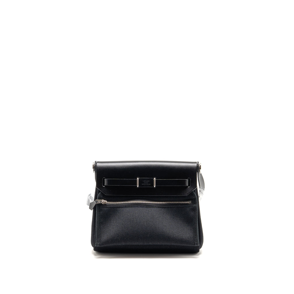 hermes-mini-herbag-canvas-hunter-leather-black-shw-stamp-k