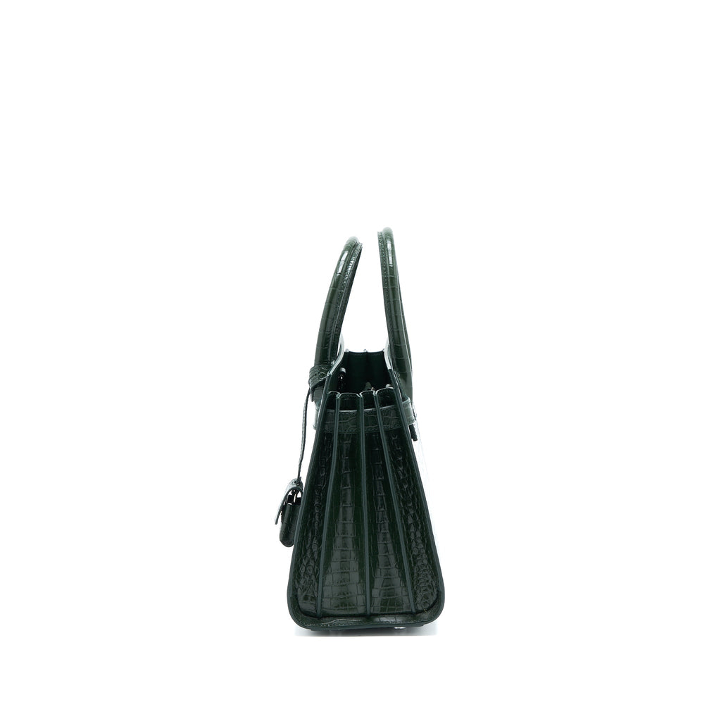 saint-laurent-baby-sac-de-jour-croc-embossed-leather-dark-green-shw
