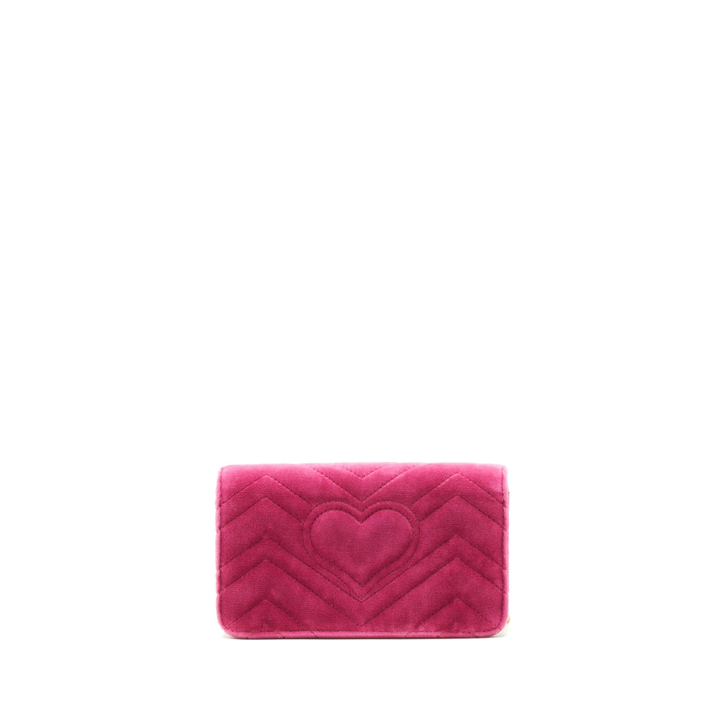gucci-velvet-wallet-with-chain-pink-ghw-limited-edition