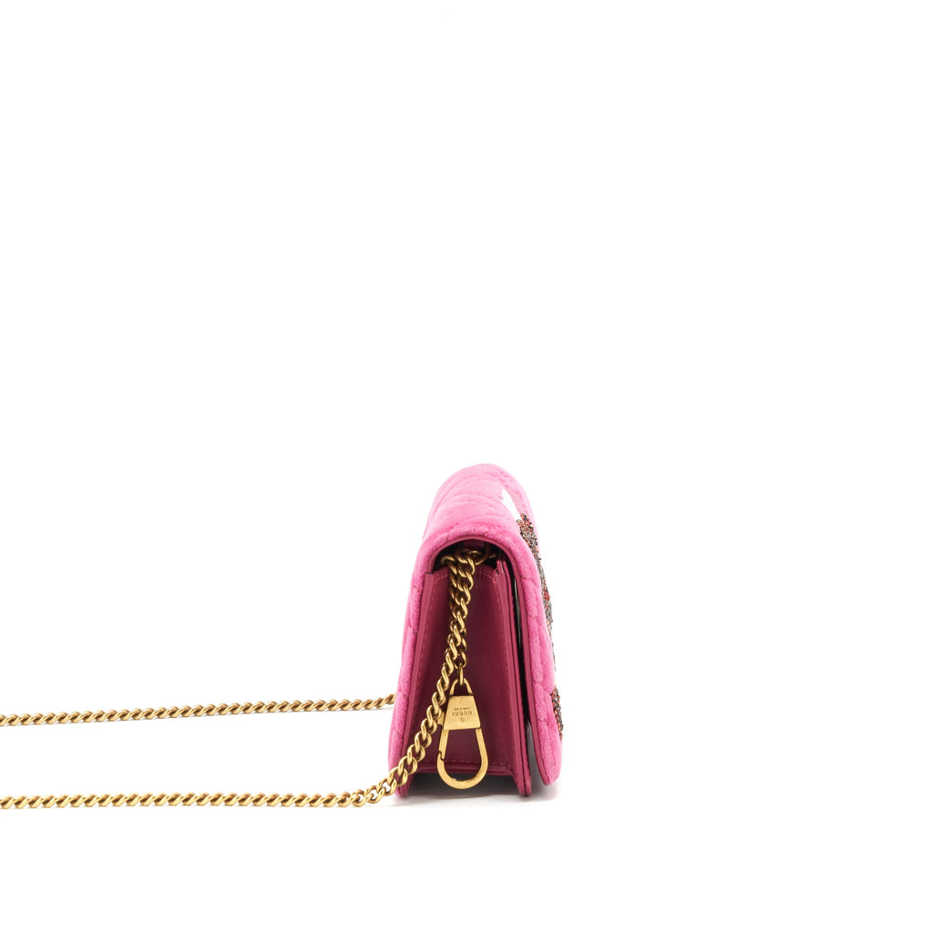 gucci-velvet-wallet-with-chain-pink-ghw-limited-edition