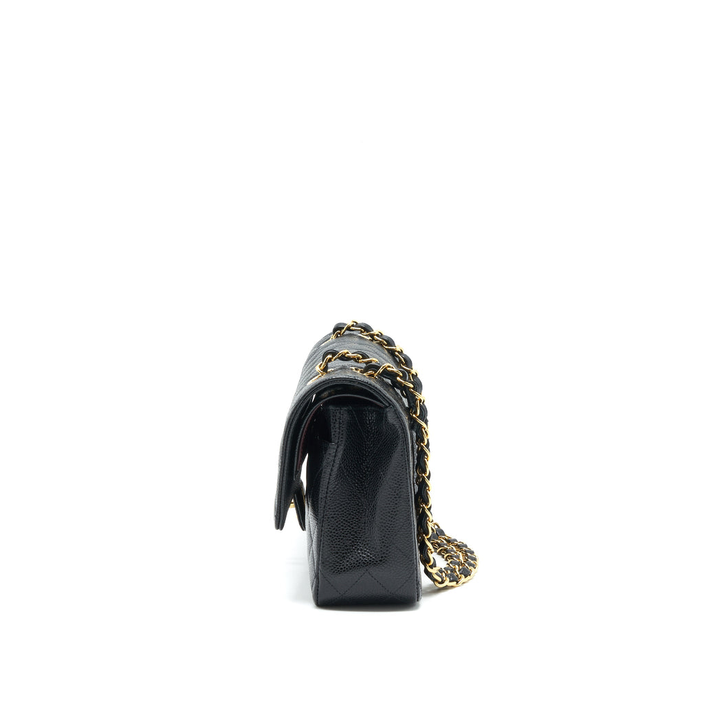 chanel-medium-classic-double-flap-25cm-caviar-black-ghw-microchip
