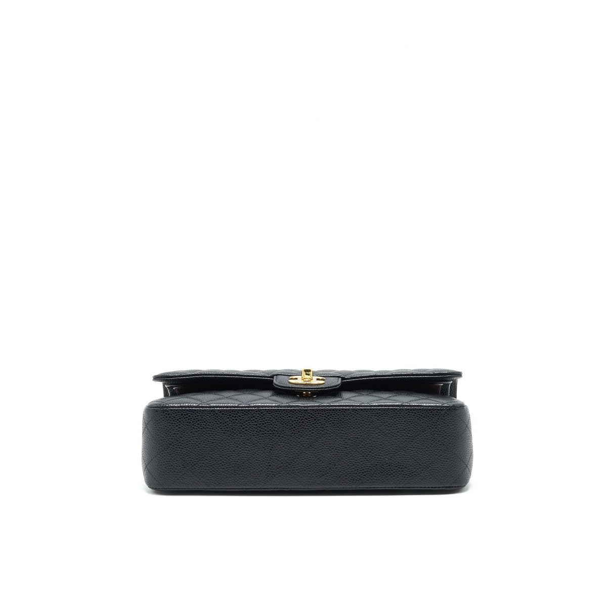 chanel-medium-classic-double-flap-25cm-caviar-black-ghw-microchip