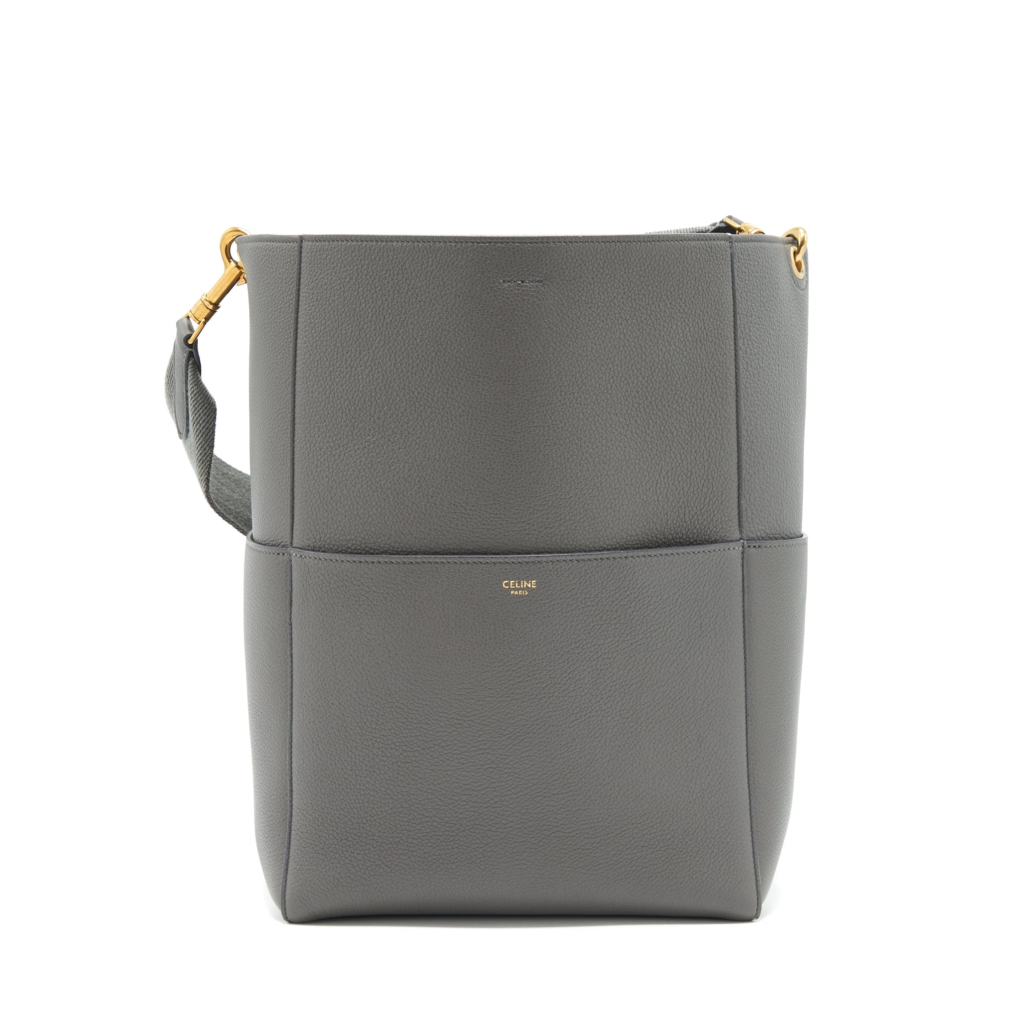 celine-sangle-bucket-bag-grey-ghw