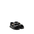 gucci-size-37-5-double-g-sandals-calfskin-black-lghw