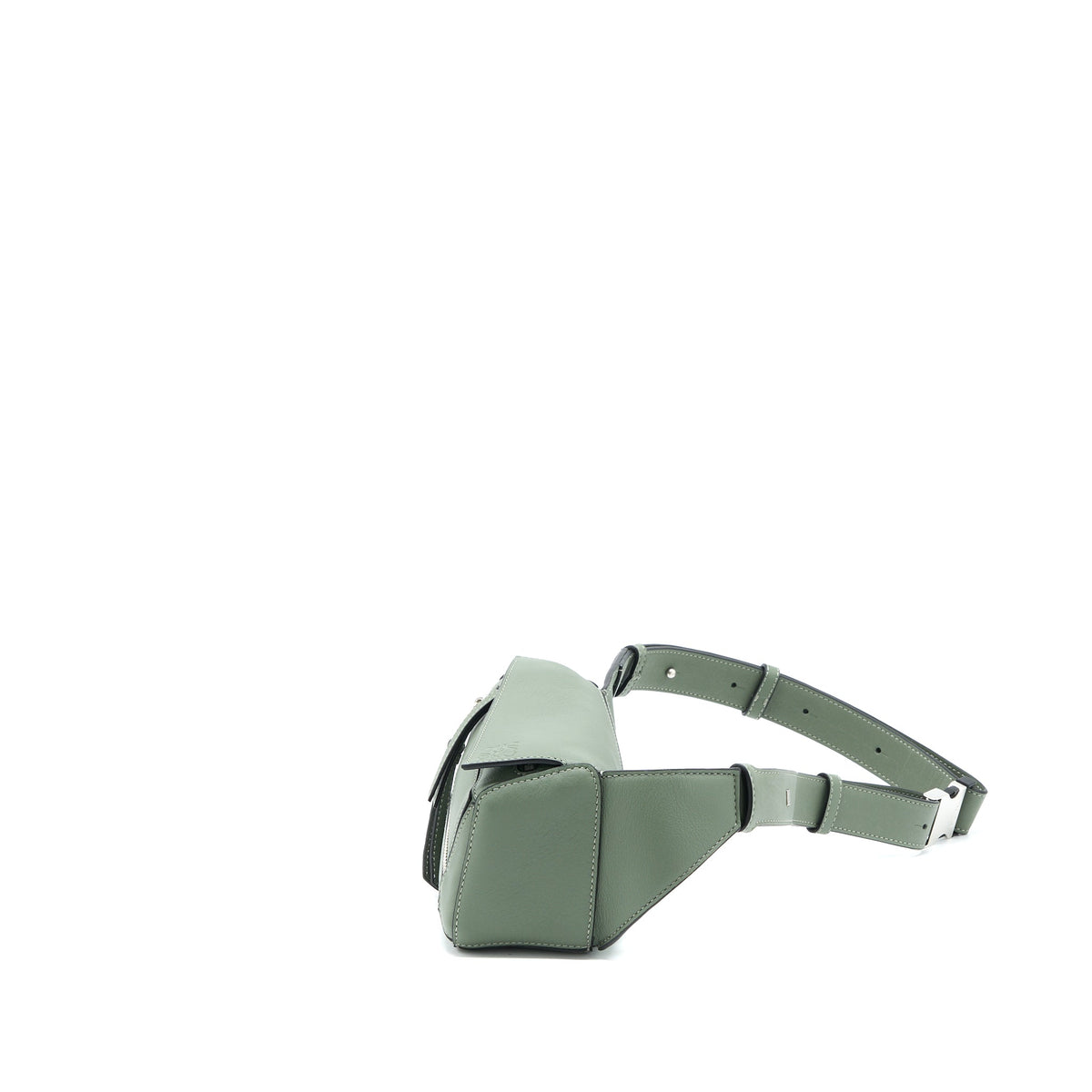 loewe-mini-puzzle-bumbag-calfskin-dark-sage-shw