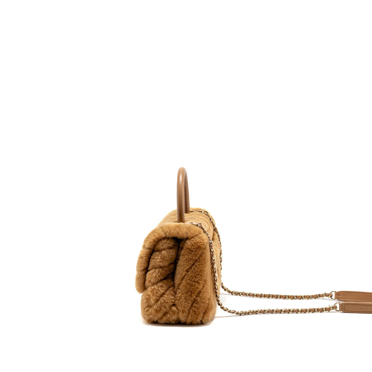 chanel-small-chevron-coco-handle-bag-shearling-dark-beige-lghw