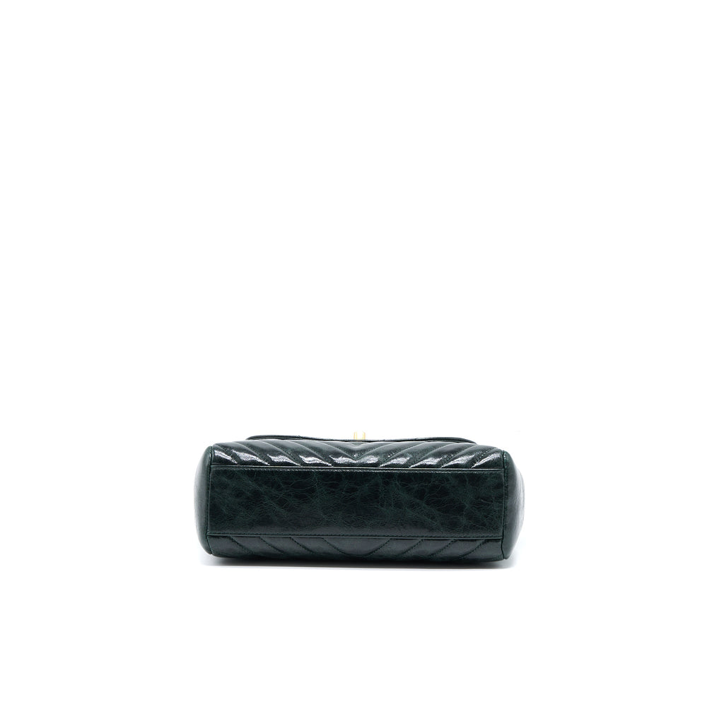 chanel-chevron-hampton-flap-bag-aged-calfskin-dark-green-ghw