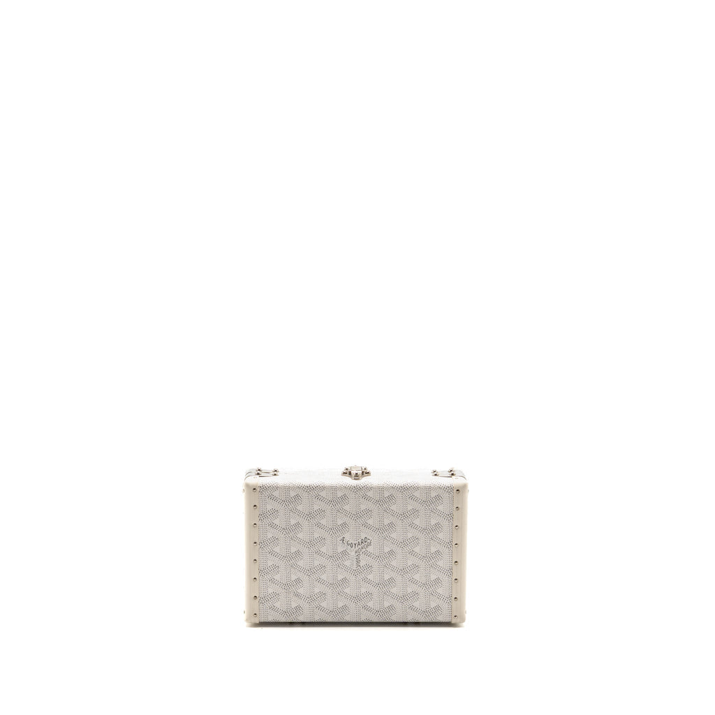 goyard-minaudiere-trunk-bag-goyardine-canvas-leather-white-shw-1