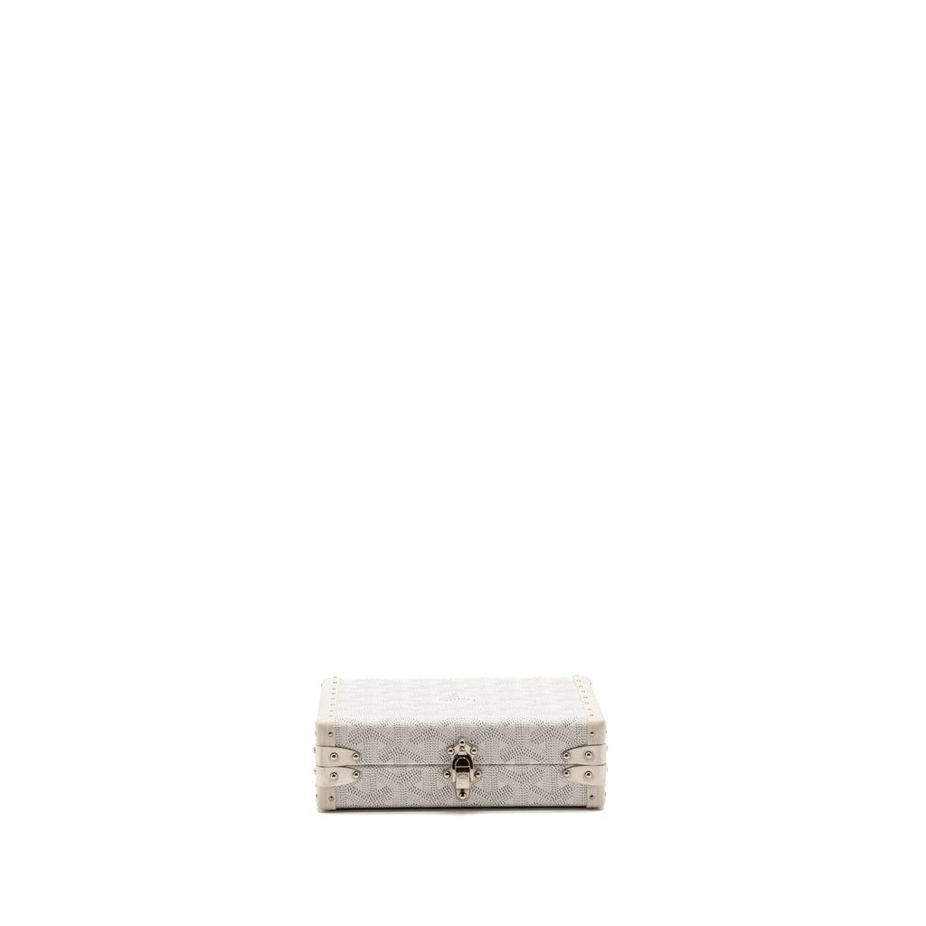 goyard-minaudiere-trunk-bag-goyardine-canvas-leather-white-shw-1