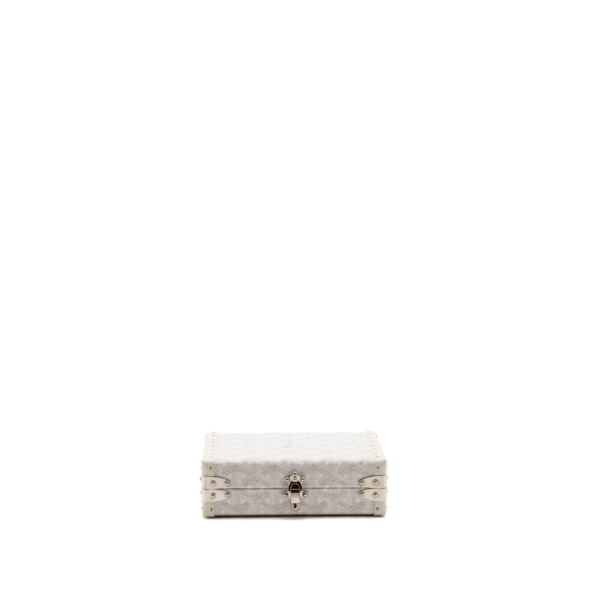 goyard-minaudiere-trunk-bag-goyardine-canvas-leather-white-shw-1