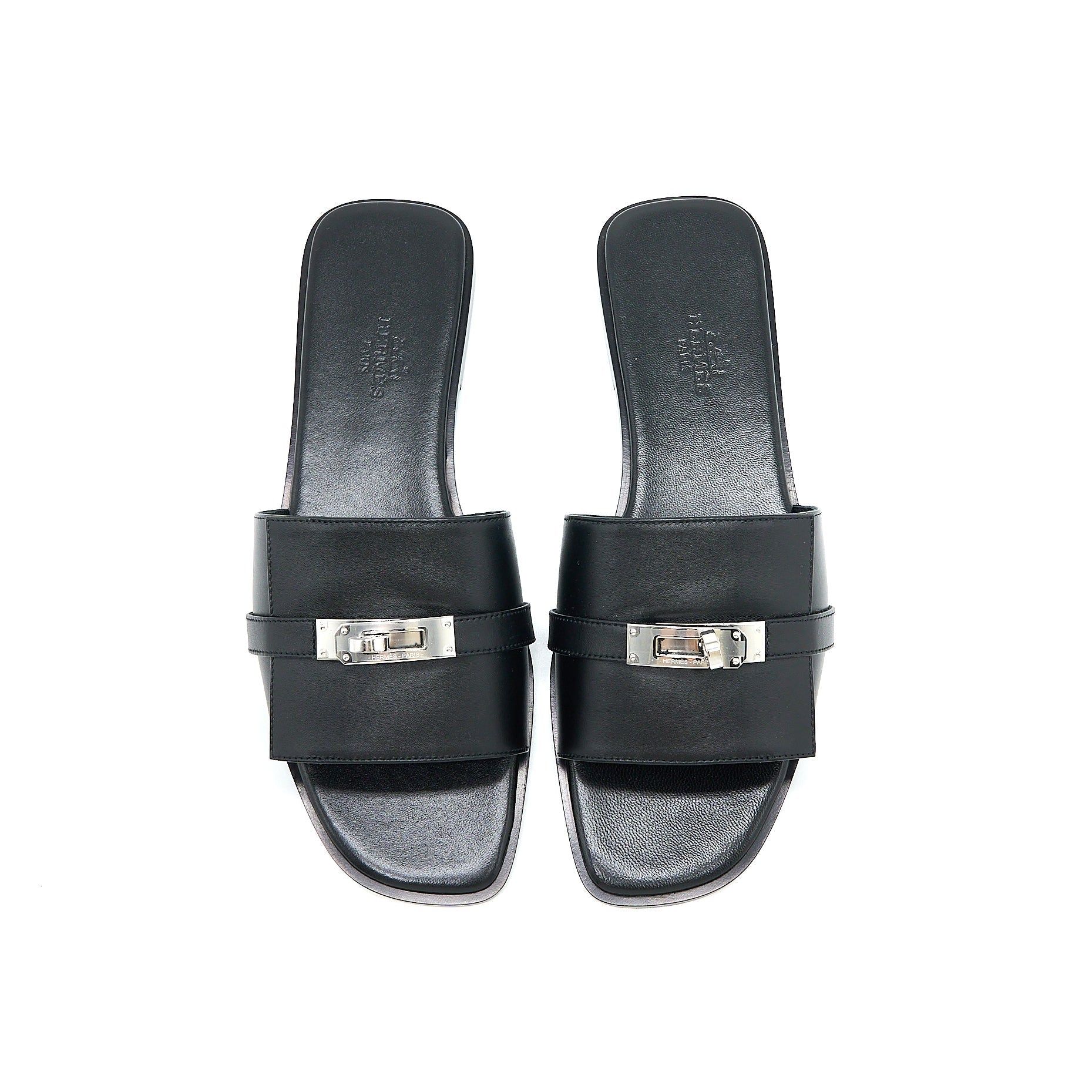 hermes-size-38-guilia-sandal-calfskin-black-shw
