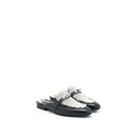 hermes-size-38-oz-mule-in-calfskin-fringed-canvas-black-beige-shw