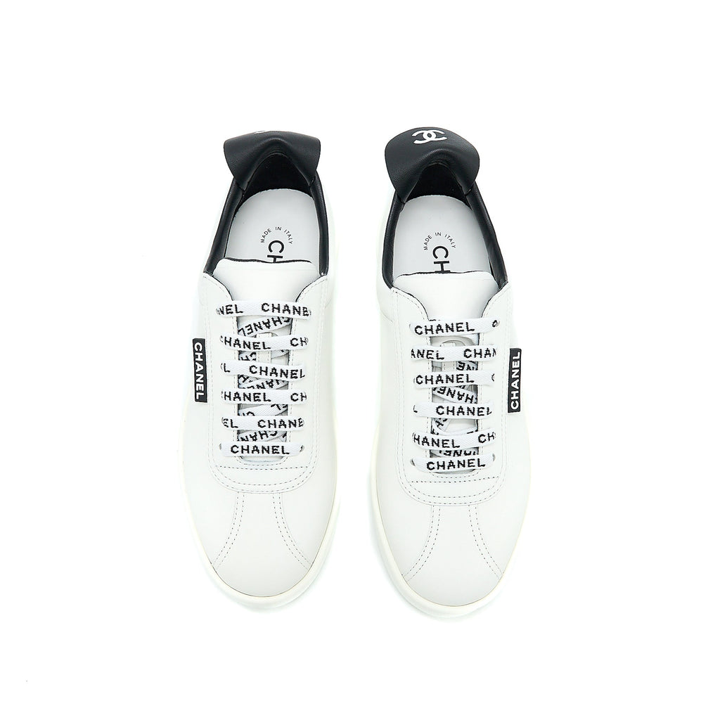 chanel-size-37-sneaker-letter-shoelace-calfskin-multicolour