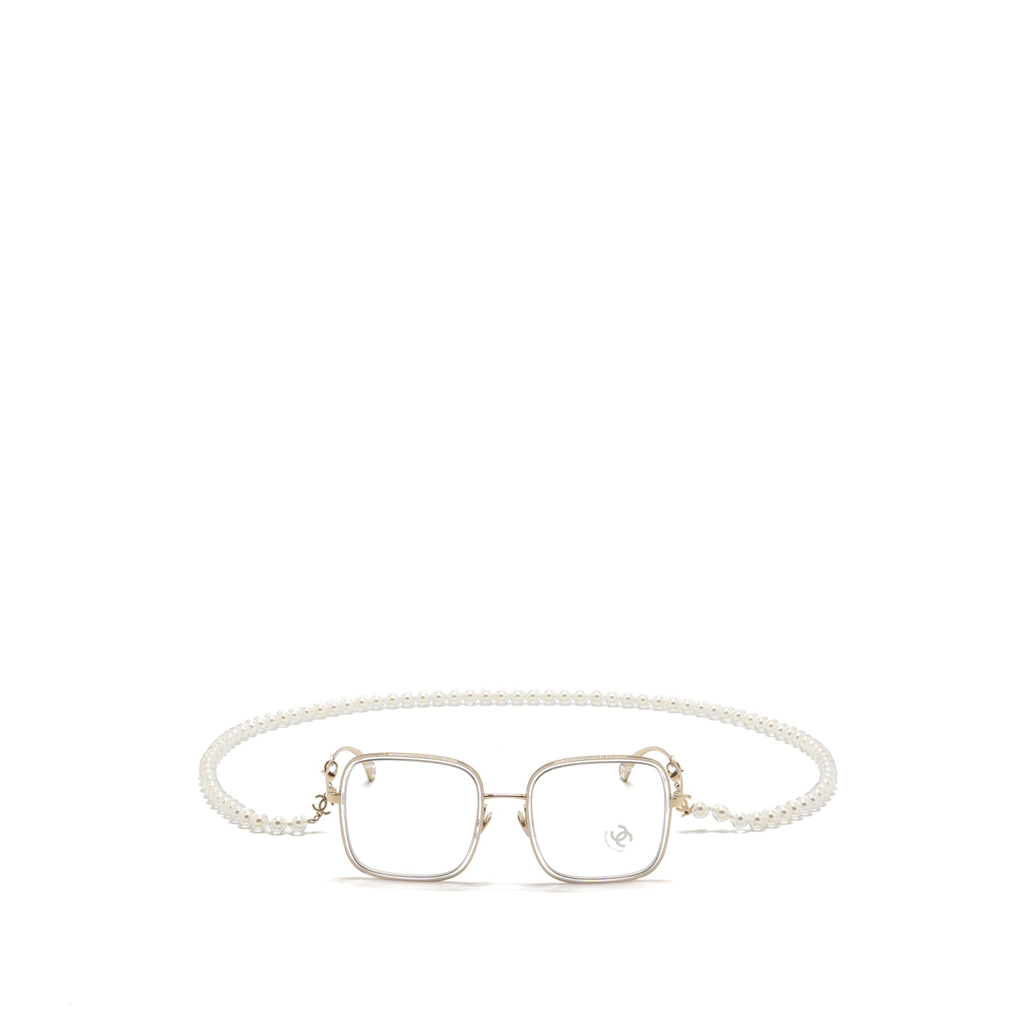 chanel-letter-logo-eyeglasses-with-white-pearl-chain-silver-tone