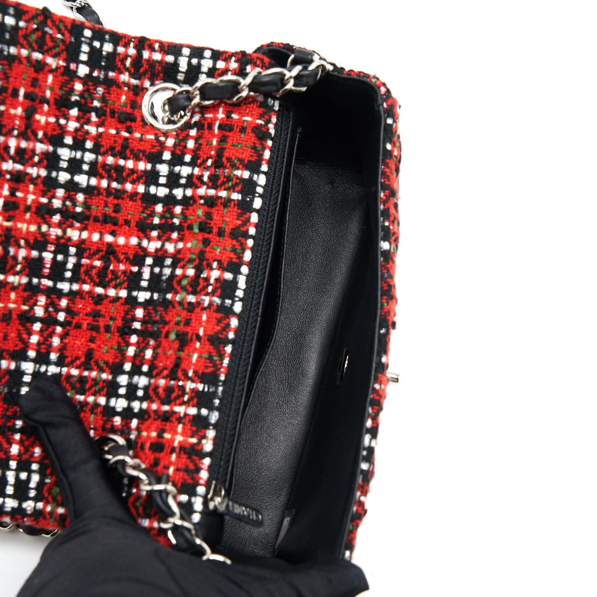 chanel-mini-rectangular-flap-bag-tweed-red-black-shw