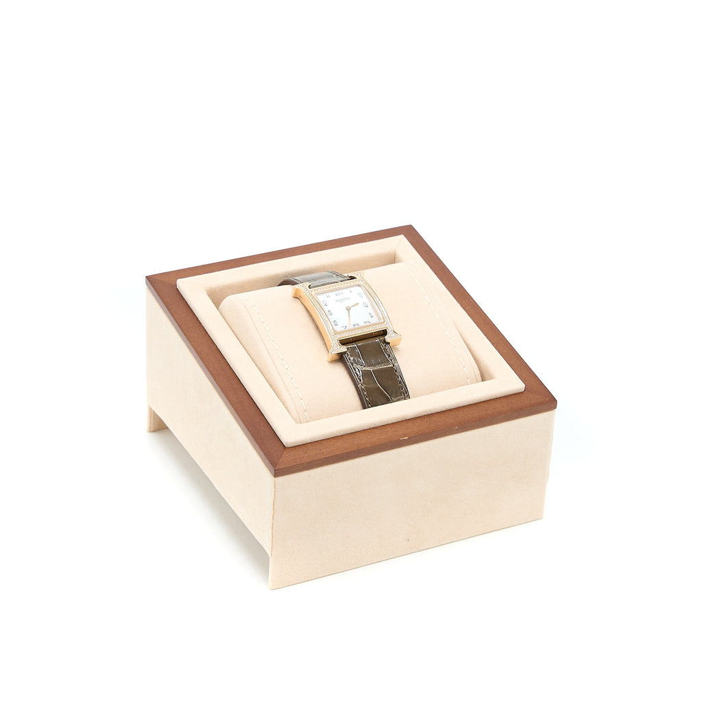 hermes-heure-h-watch-medium-model-30mm-rose-gold-mother-of-pearl-diamond-gem-set-case-alligator-strap