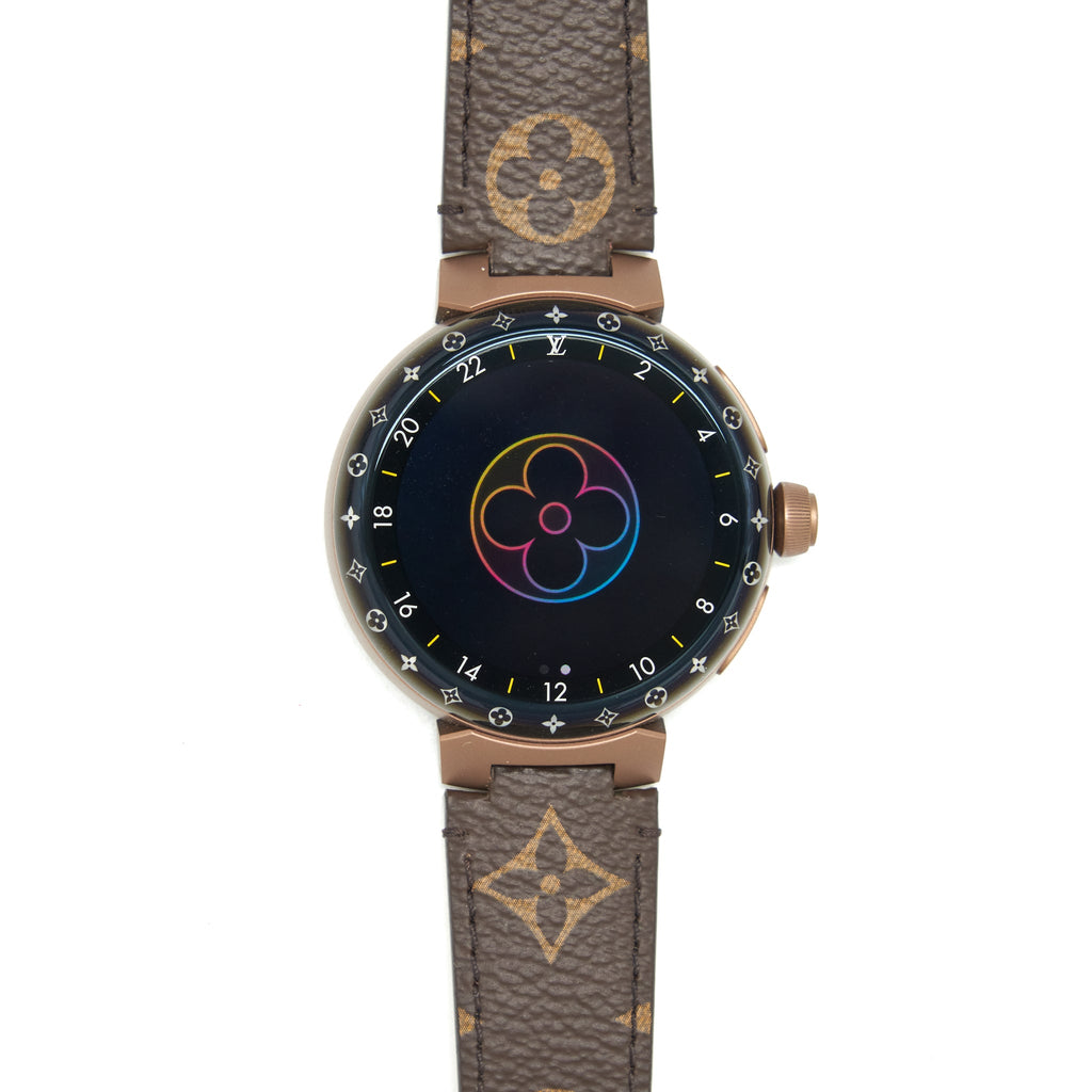 copy-of-louis-vuitton-tambour-horizon-light-up-connected-watch-monogram-canvas-strap
