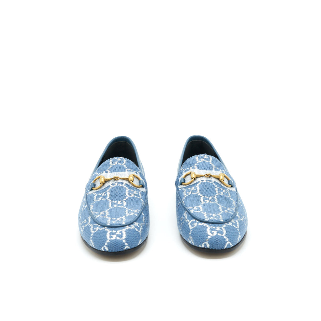 gucci-size-36-jordanian-gg-canvas-loafer-blue-ghw