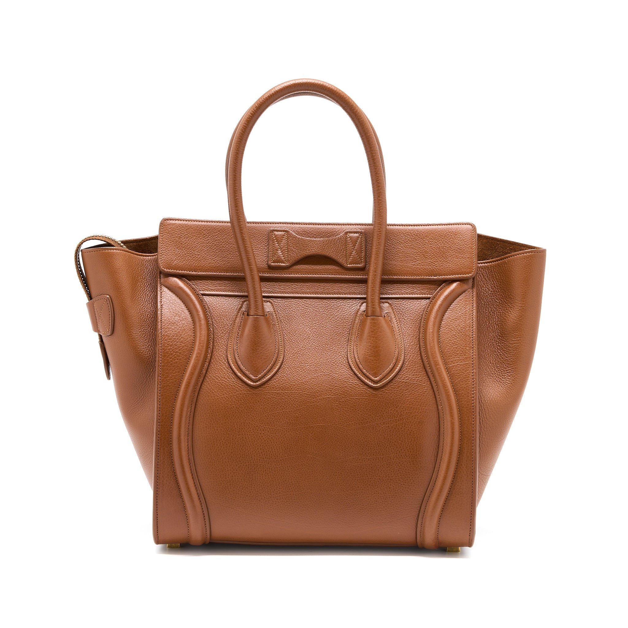 celine-micro-luggage-bag-calfskin-brown-ghw