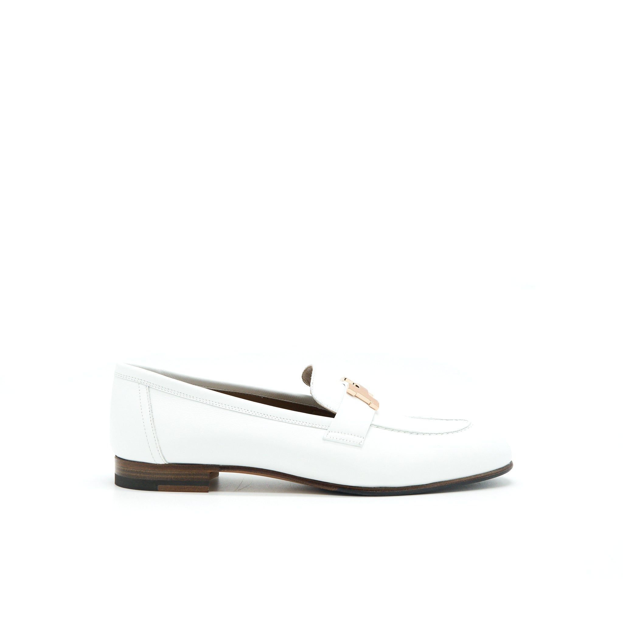hermes-paris-loafer-blanc-rghw-size38-5