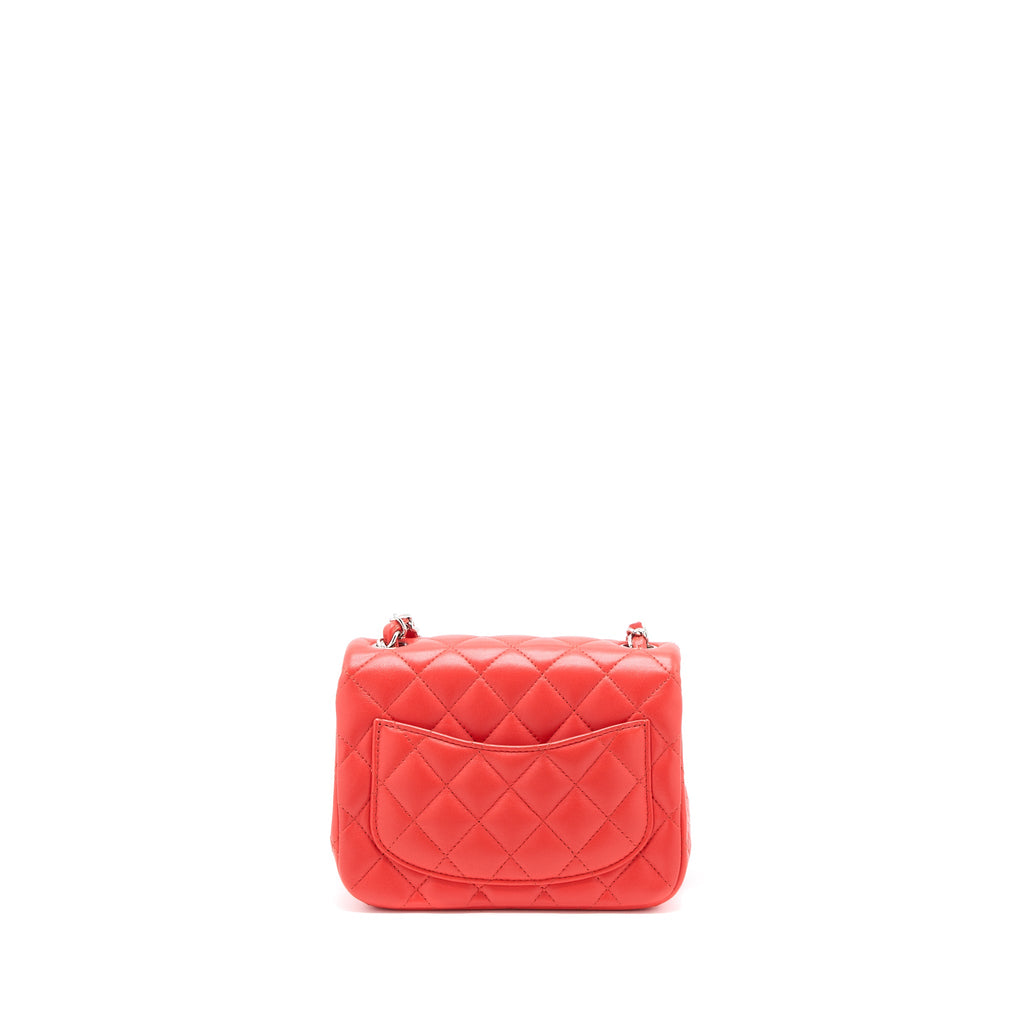 chanel-mini-rectangular-flap-bag-lambskin-orange-red-shw